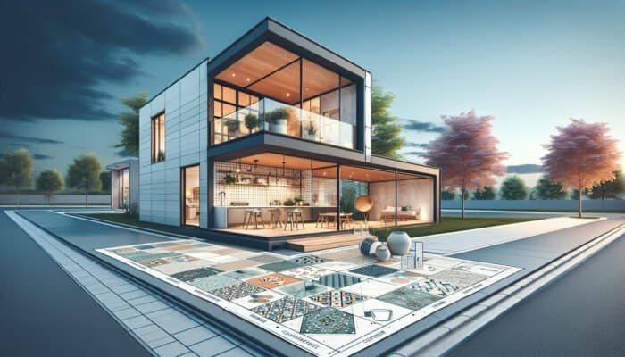 Contemporary budget home in East Dunbartonshire showcasing durable, stylish, and easy-to-install ceramic tiles.