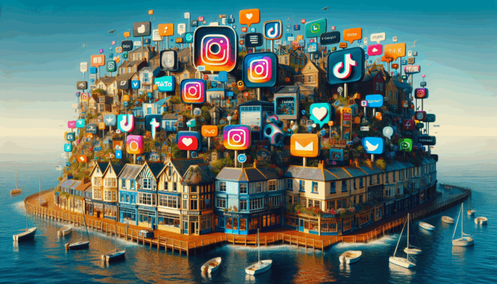 Small business in Burnham-on-Sea using TikTok, Instagram Reels, and optimized Google profiles for advertising.