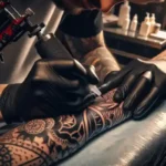 Black Nitrile Gloves for Tattoo and Beauty Professionals